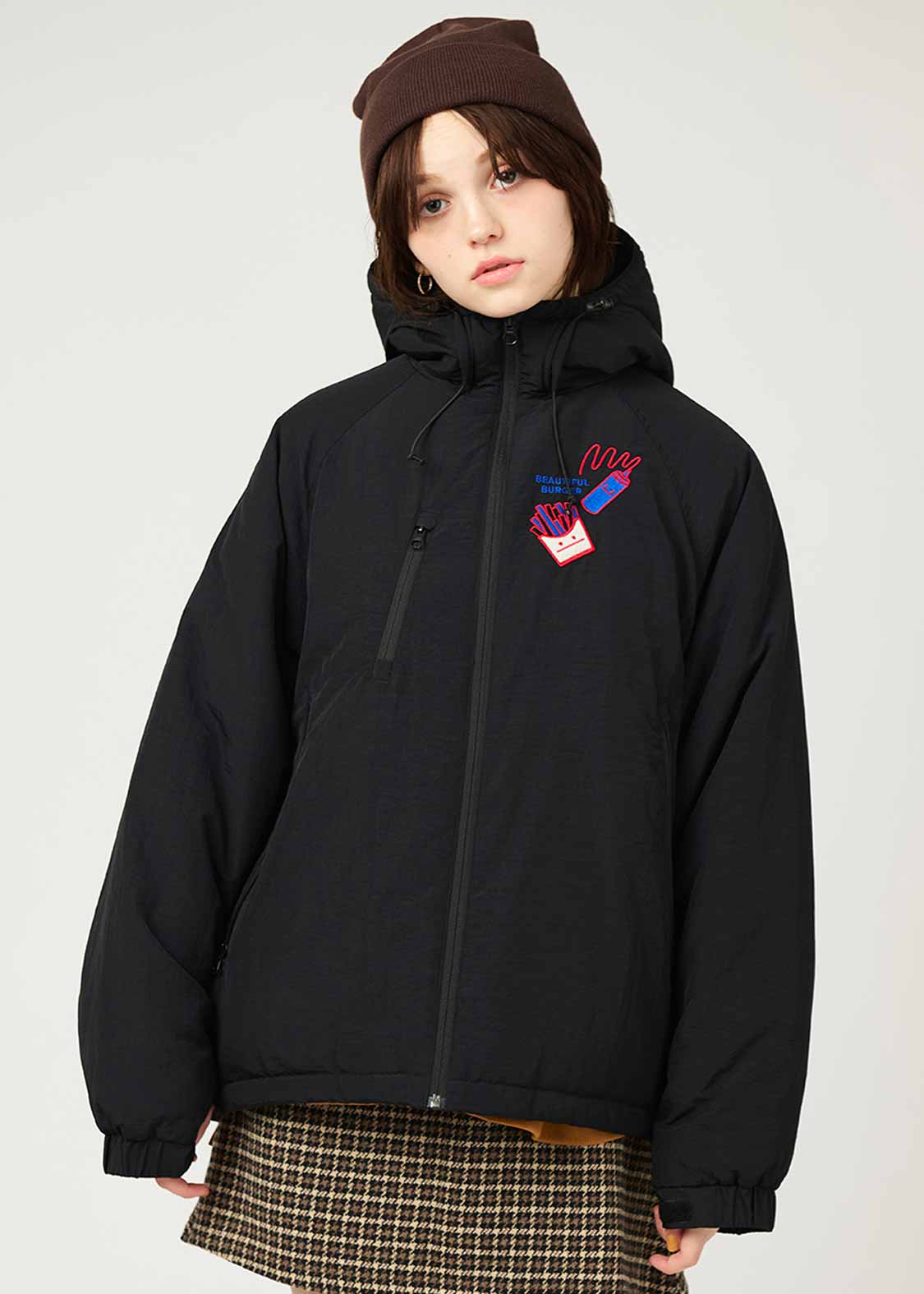 ビューティフルシャドーバーガー｜パデッドフーデッドブルゾン｜ユニ