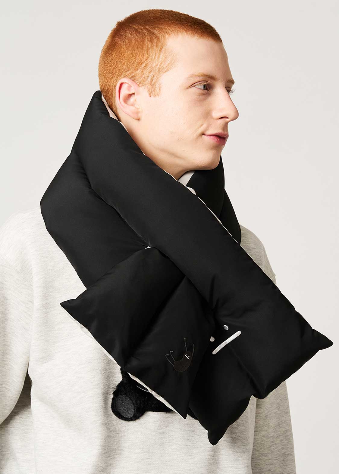 ビューティフルシャドーズーム｜中綿マフラー｜ユニセックス｜グラニフ