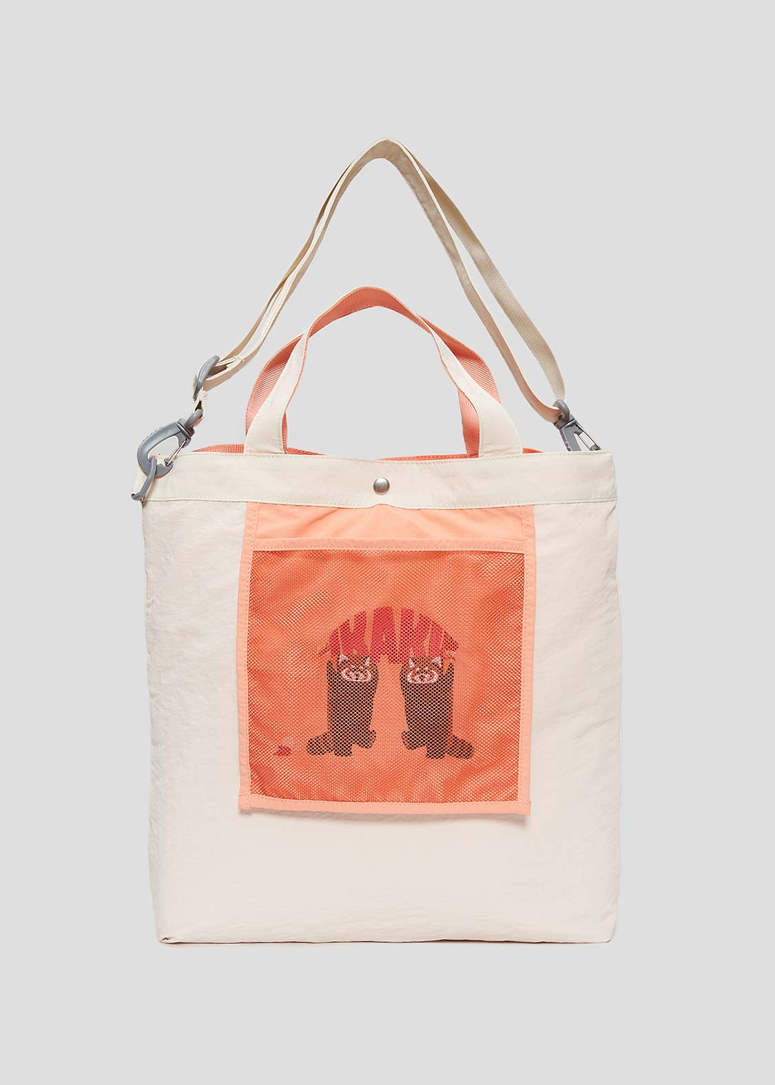 イカクヤミーダンス｜ナイロン2WAYトートバッグ｜ユニセックス