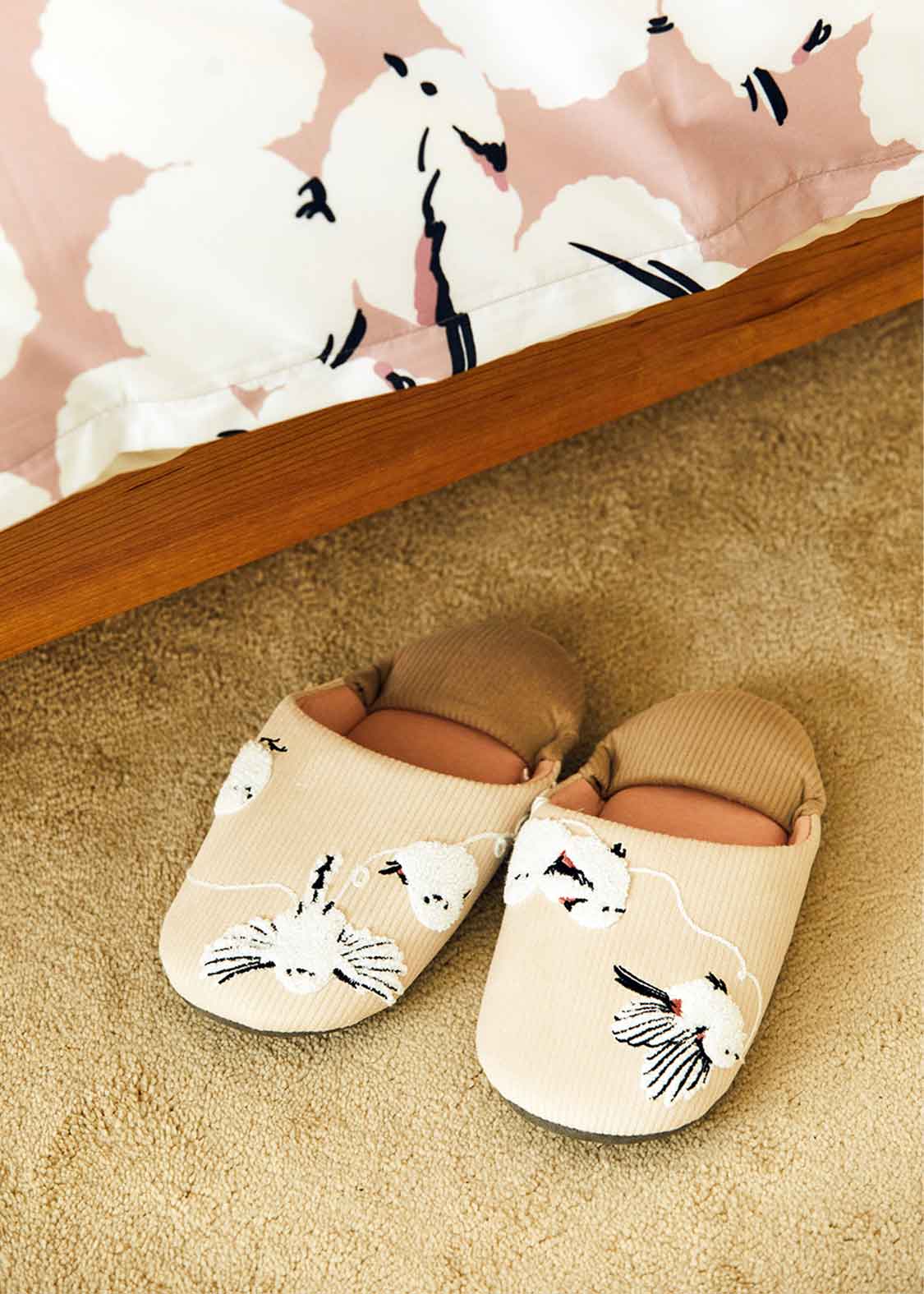 シマエナガ｜コーデュロイルームシューズ｜グラニフ(graniph)公式