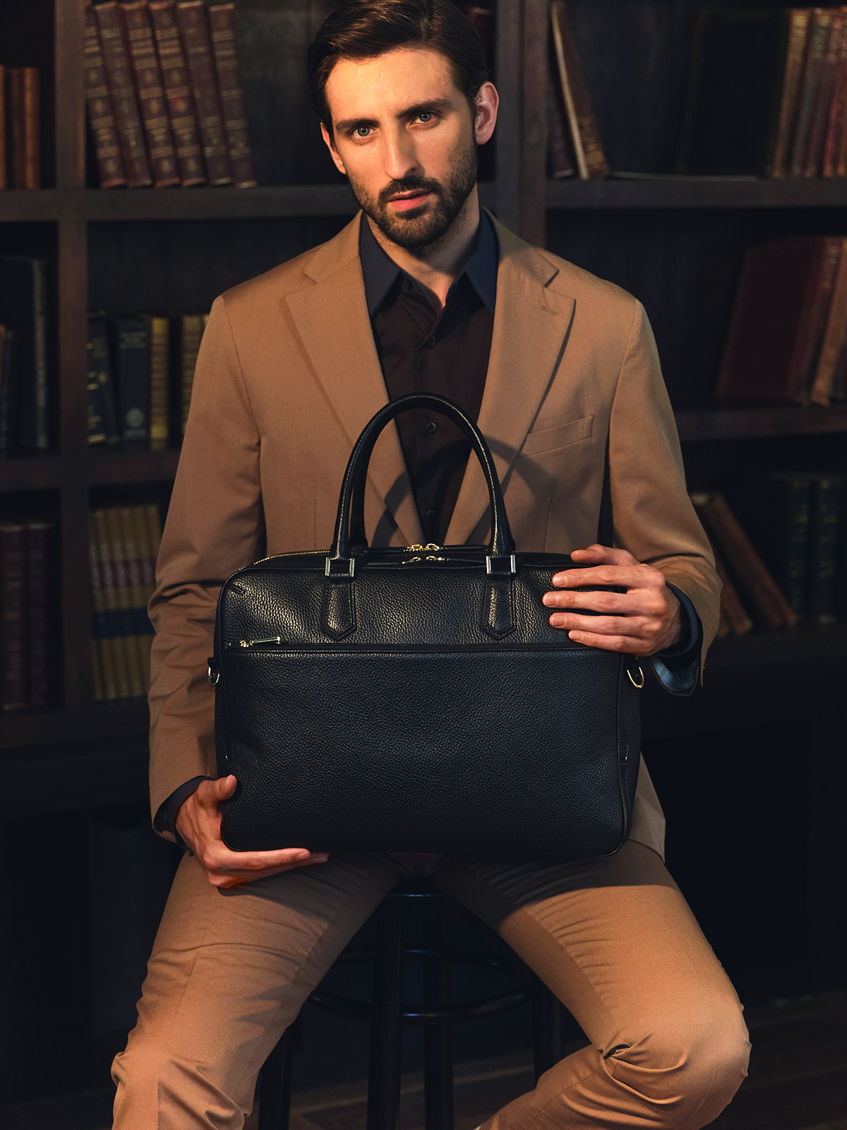 エメリーⅡ2way ダブルブリーフケース | ビジネスバッグ（革