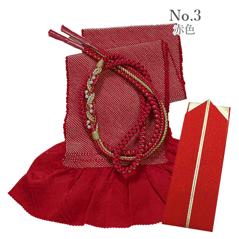 帯締め帯揚げ3点セット 振袖用 重ね衿 絹100％ 帯揚げ帯締めセット