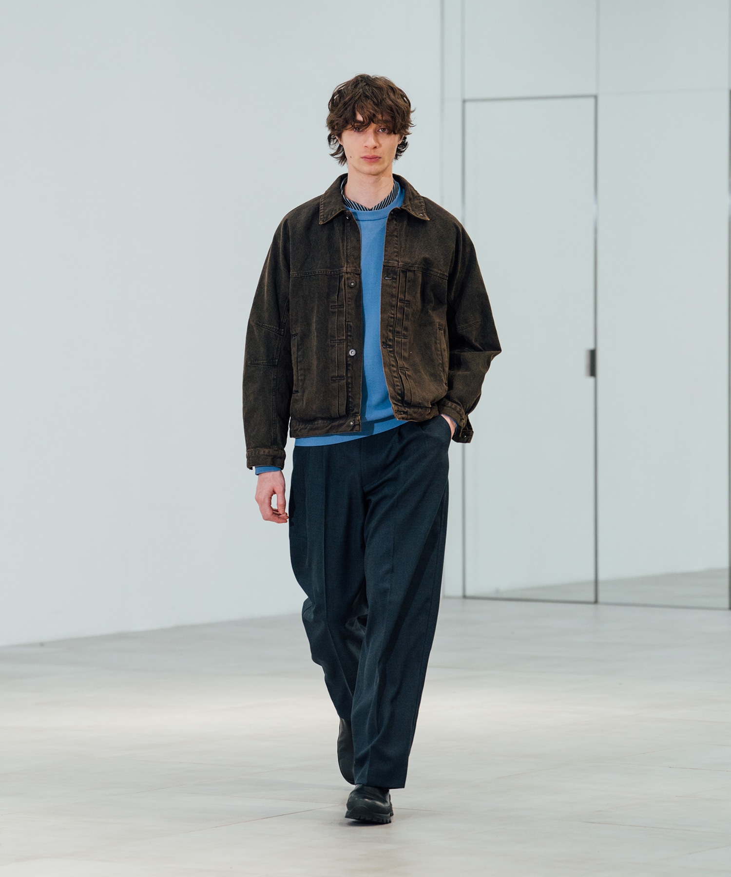 フェードデニムブルゾン(1 BLACK): : メンズ｜CITY TOKYO ONLINE STORE