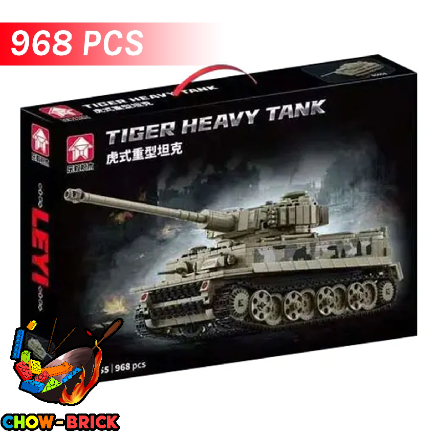 LeYi 66055 Tiger Heavy Tank - ChowBrick Store