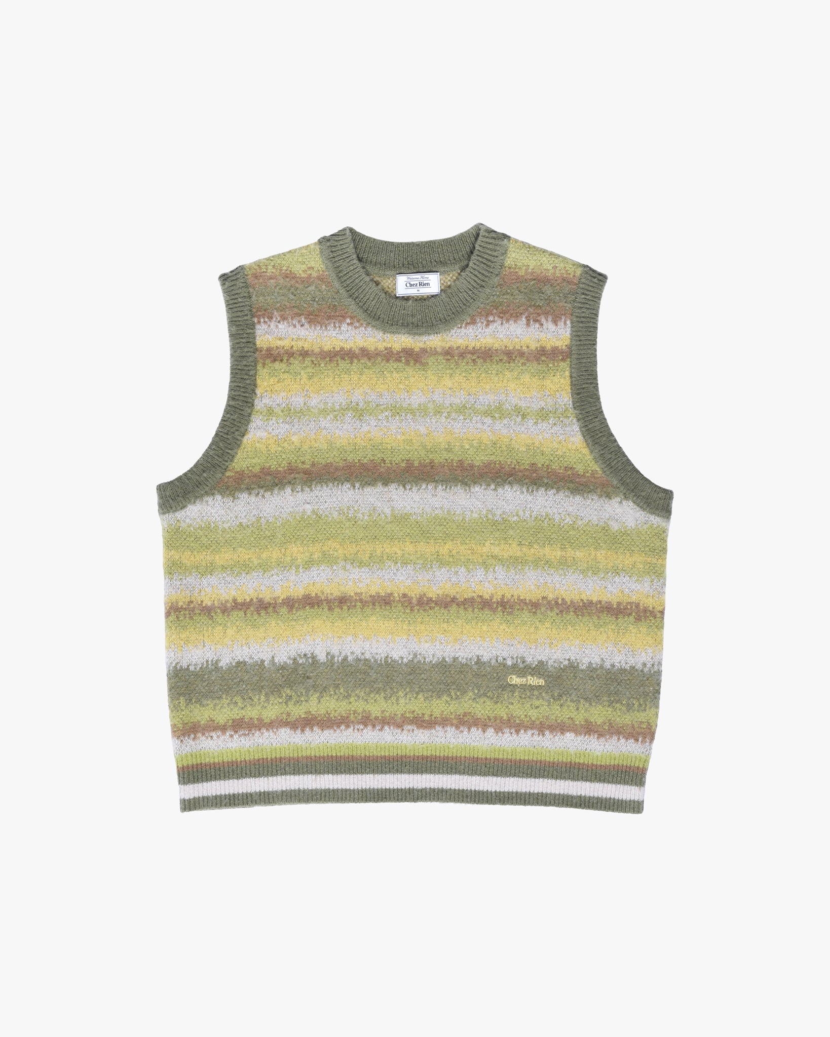 Gradient Stripe Sweater Vest – Chez Rien