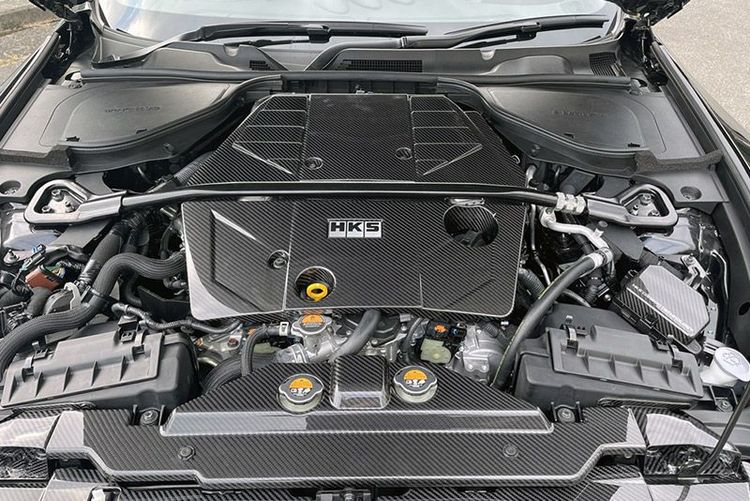 CARBON ENGINE COVER for Z | HKS High Performance Auto Parts