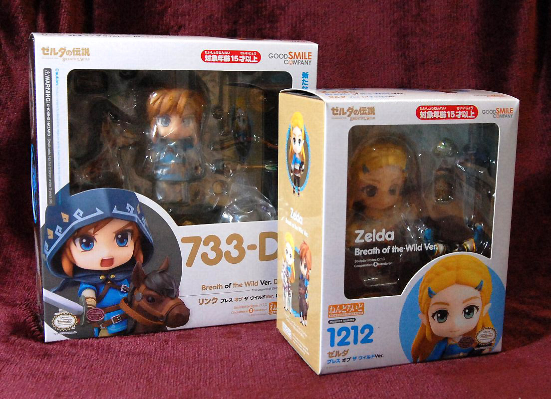 ねんどろいど リンク DXver.(733–DX) ゼルダ(1212) セット