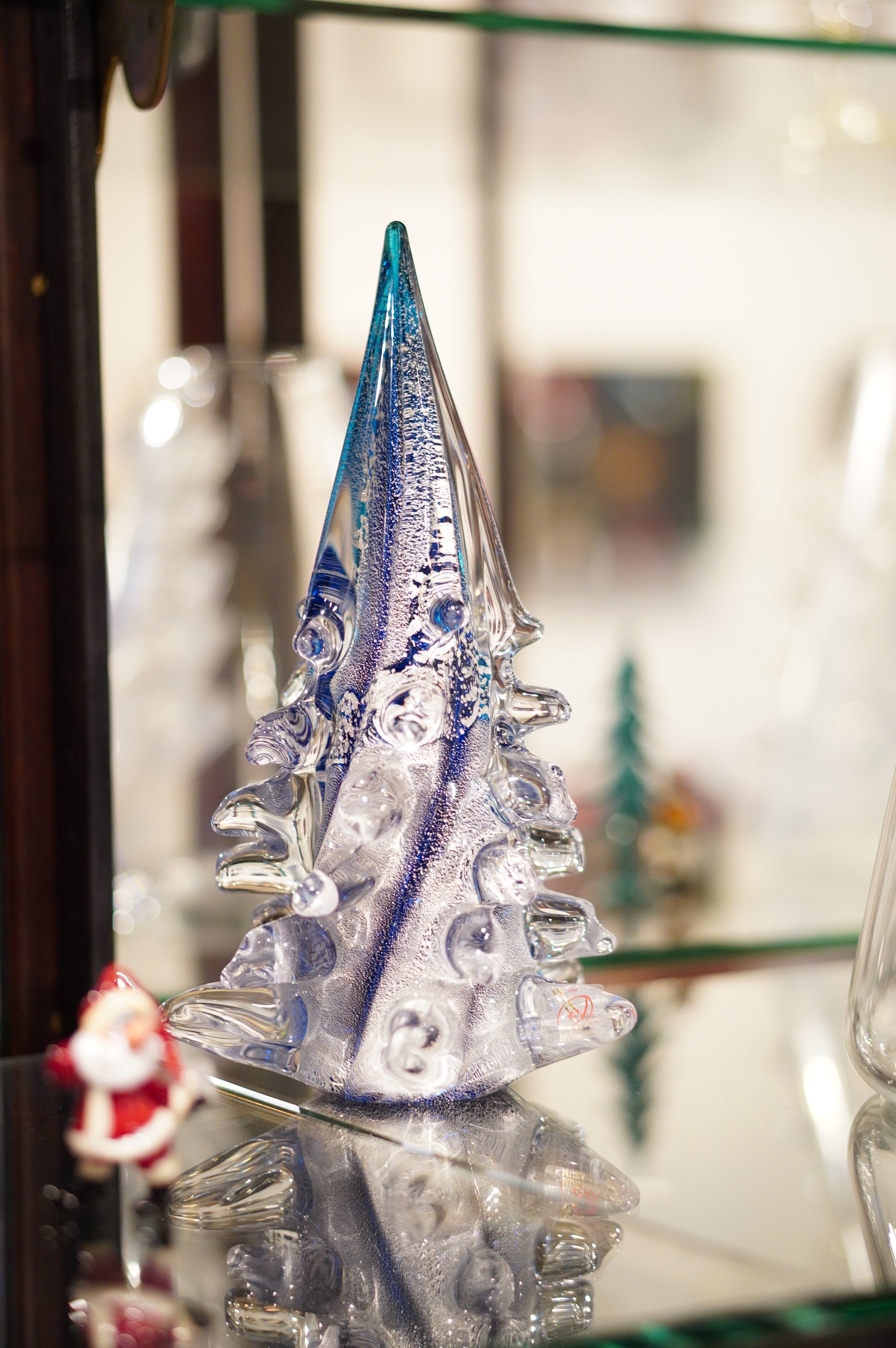 ムラーノガラス（ベネチアングラス）〈オブジェ／置物〉クリスマス