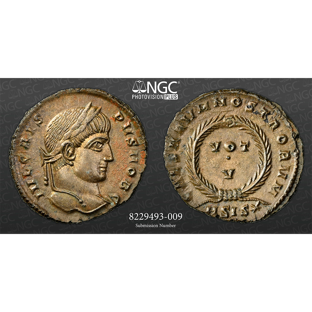 Crispus Roman Empire BI Nummus NGC Mint State | CV Coin