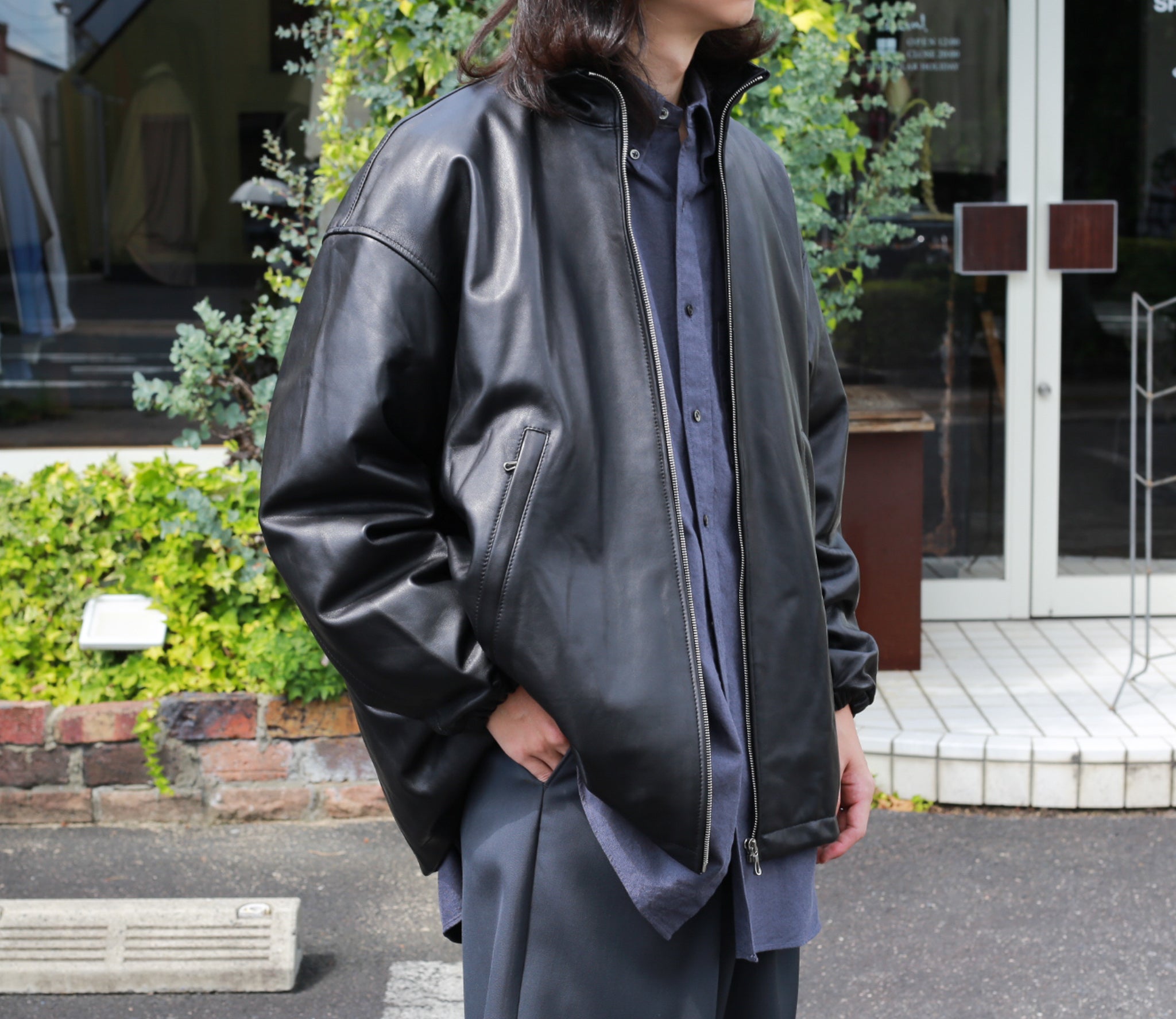 Graphpaper Sheep Leather Track Blouson – Chum!