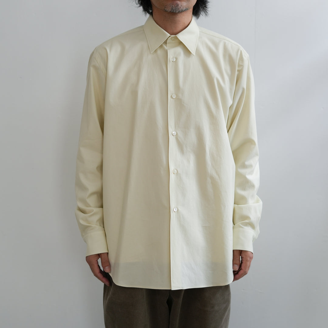 26SS】AURALEE WASHED FINX TWILL SHIRT 