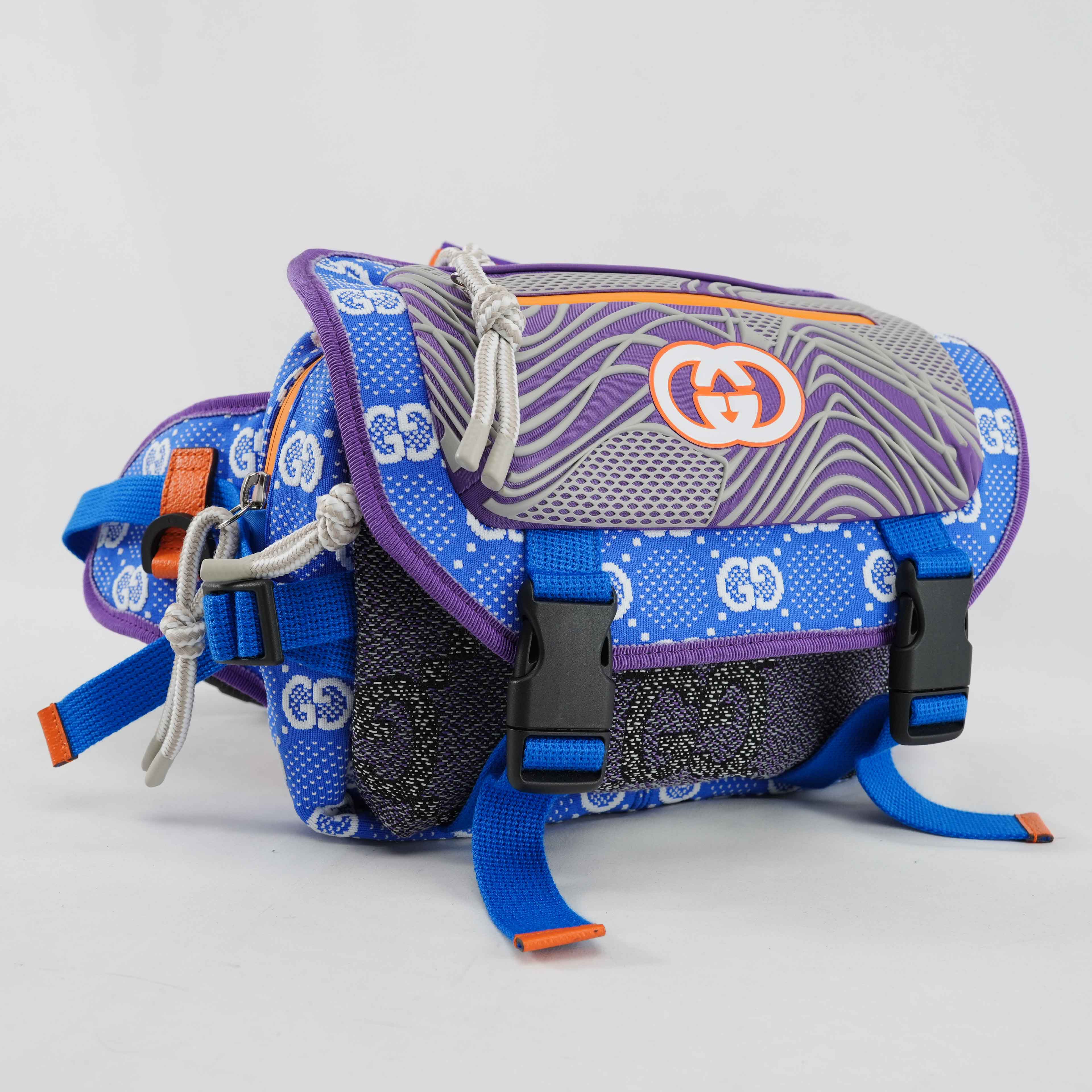 Gucci GG Multicolor Outdoor Technical Canvas Backpack/Body bag