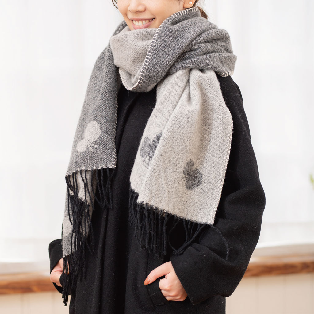 KLIPPAN × mina perhonen｜ストール CHOUCHO COMFOTA 北欧雑貨店