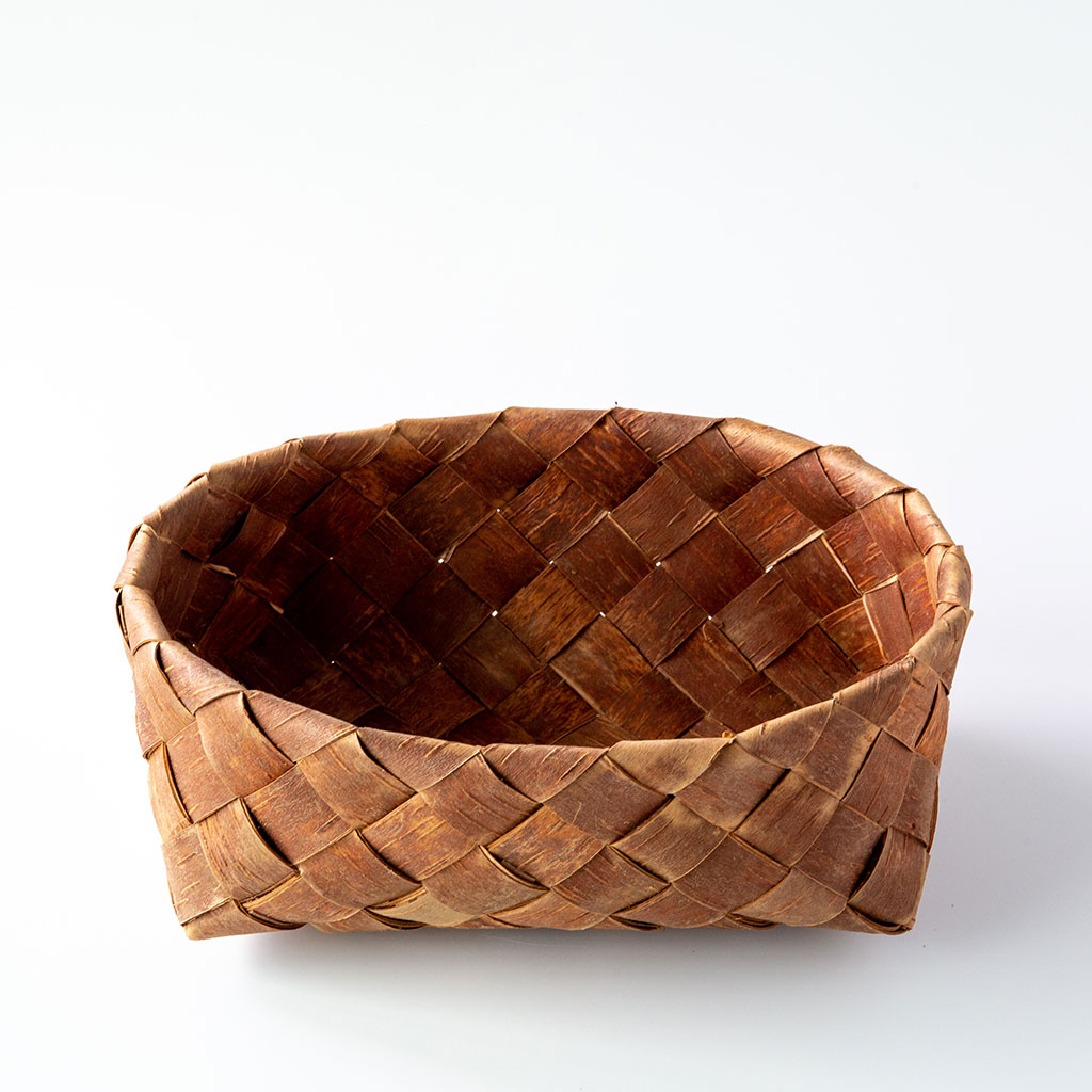 フィンランドの白樺かご/オーバル/飴色 COMFOTA 北欧雑貨店