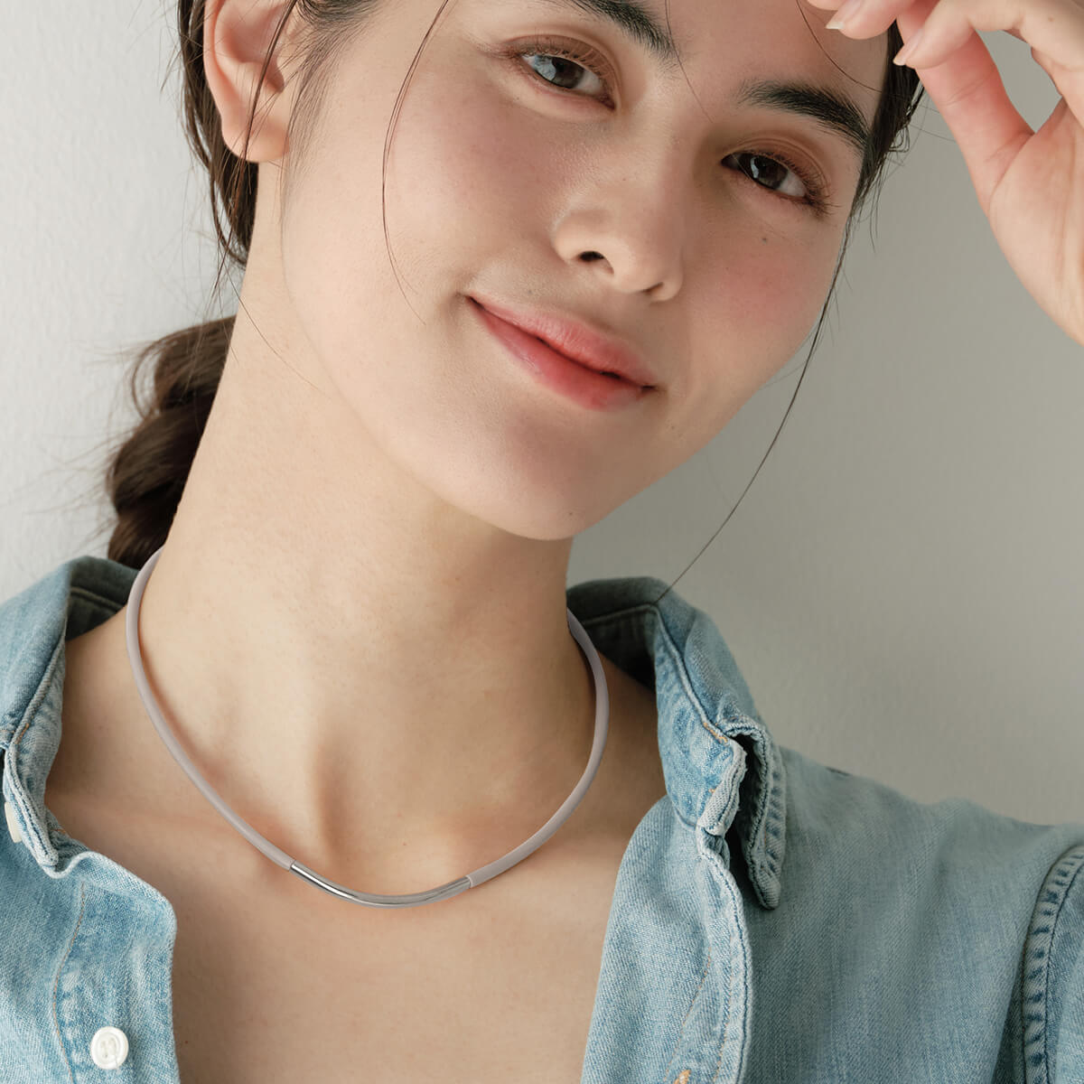 直営店限定】Lierrey ループ ネックレス（レディース／長さ：40cm