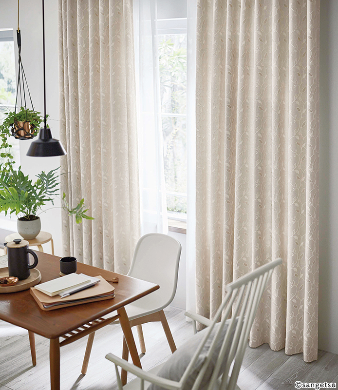 SANGETSU レースカーテン ソレイユ 2枚1組 展示品()｜SANGETSU レース