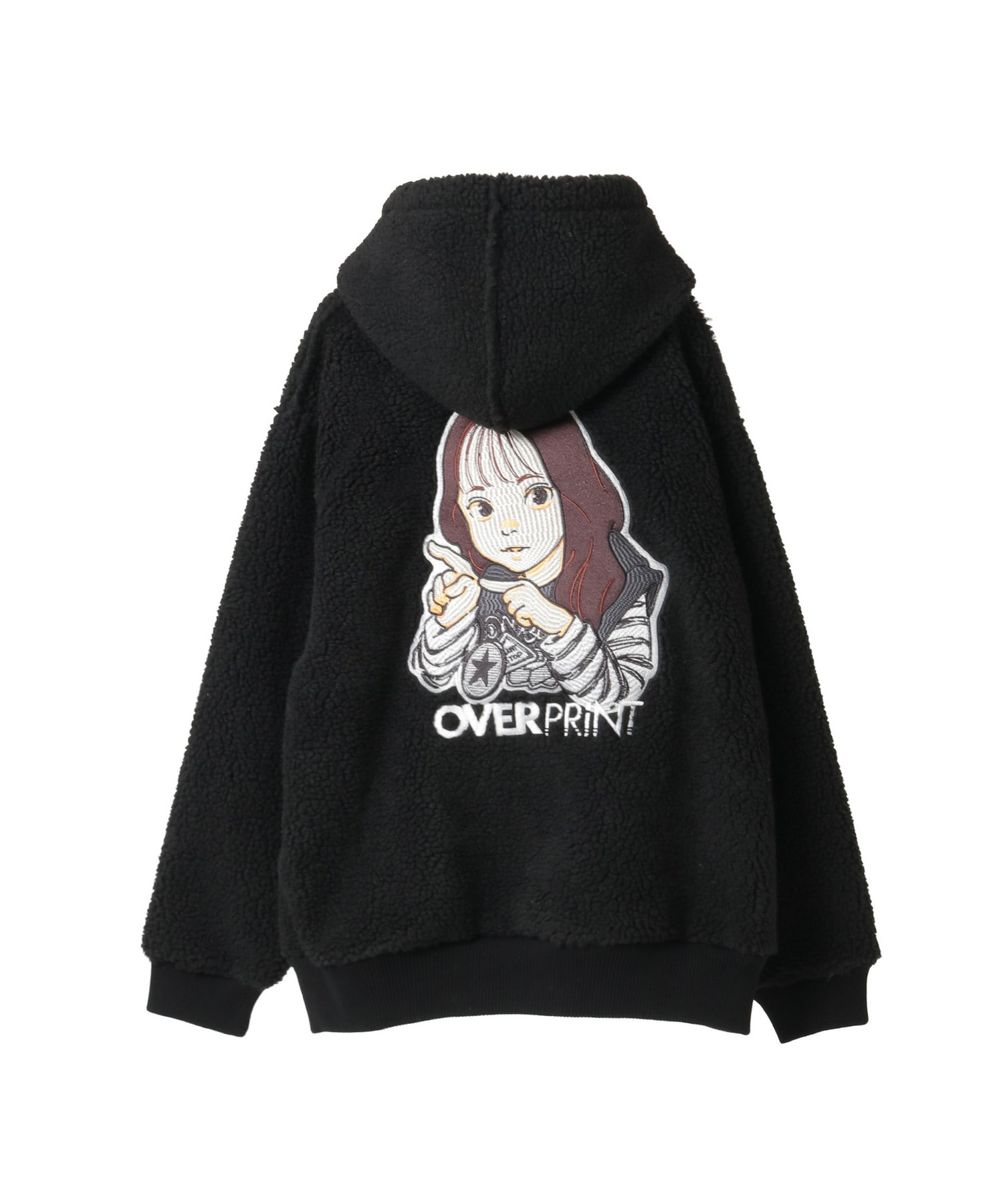 over print】SIGN GIRL BONDING BOA HOODIE｜CONVERSE TOKYO