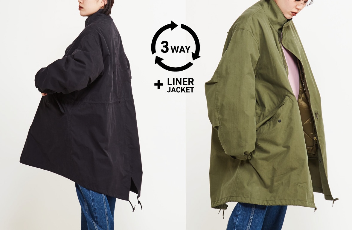 PICK UP】3WAYモッズコート 3/15より限定店舗にて販売開始☆｜CONVERSE