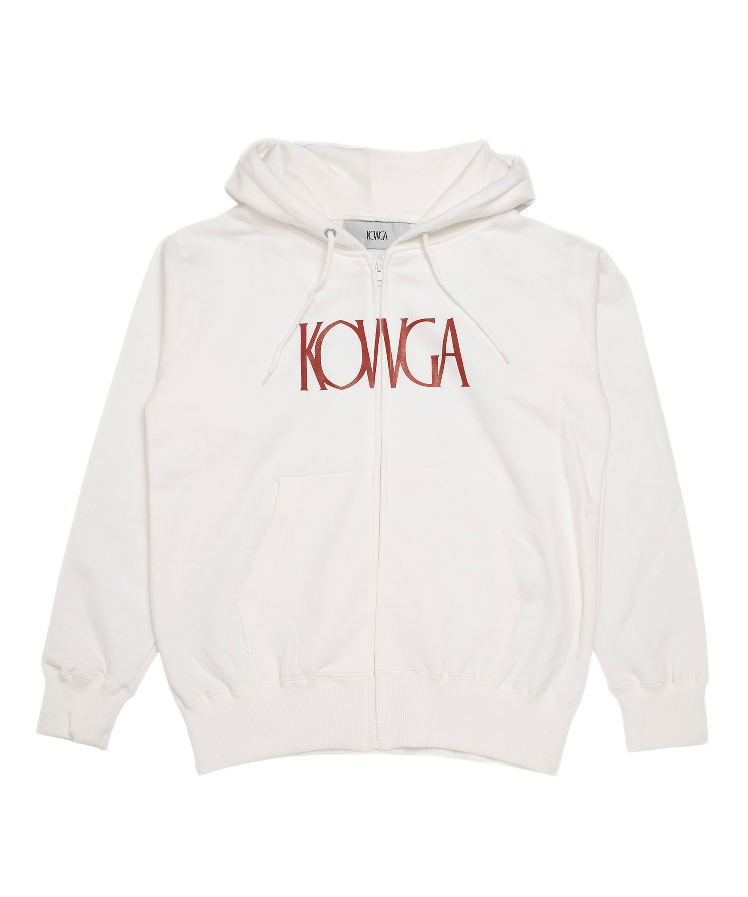 OG LOGO ZIP HOODIE(M WHITE): KOWGA: WOMENS｜CONZ ONLINE STORE