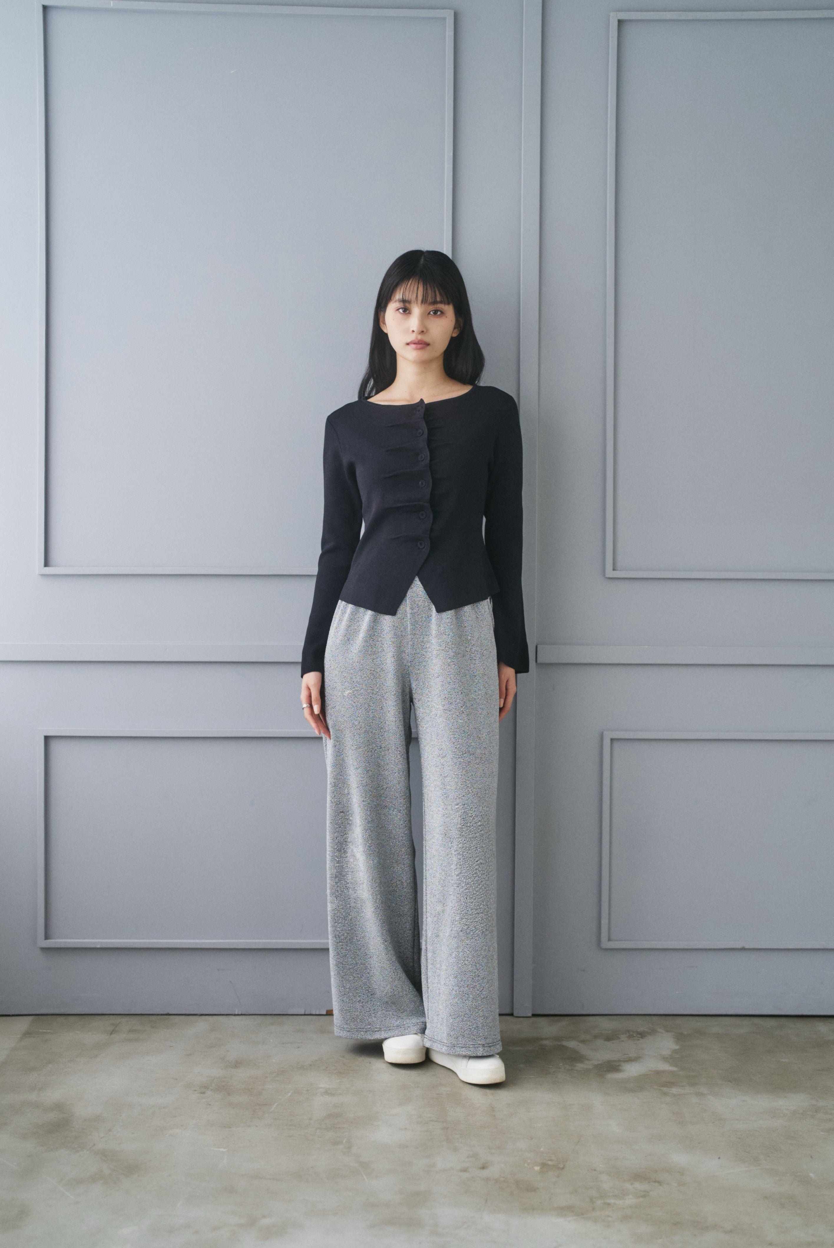 フロントタックギャザーニットトップス – CONNSE