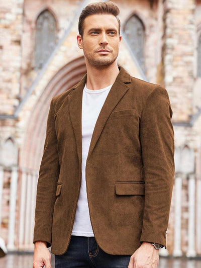 Leisure Corduroy Blazer Jacket (US Only) – COOFANDY