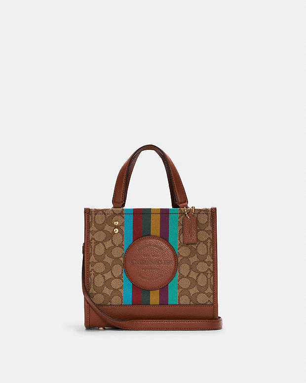 公式】コーチアウトレット | デンプシー トート 22 シグネチャー ジャ