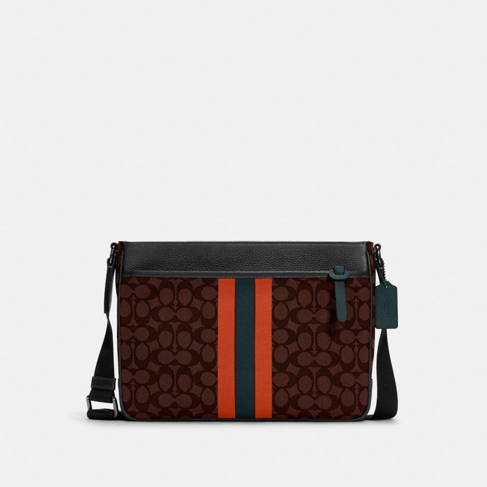 トンプソン クロスボディ シグネチャー ジャカード ウィズ ヴァー