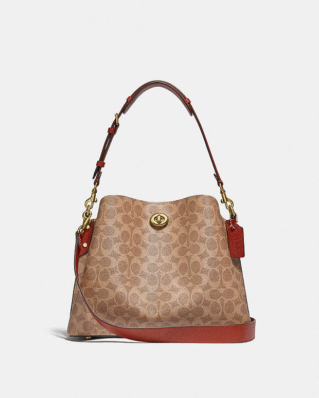 公式】COACH – コーチ | ウィロウ ショルダー バッグ シグネチャー