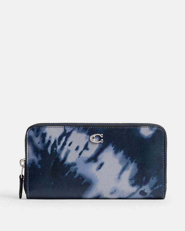 公式】COACH – コーチ | アコーディオン ジップ ウォレット・タイ ダイ