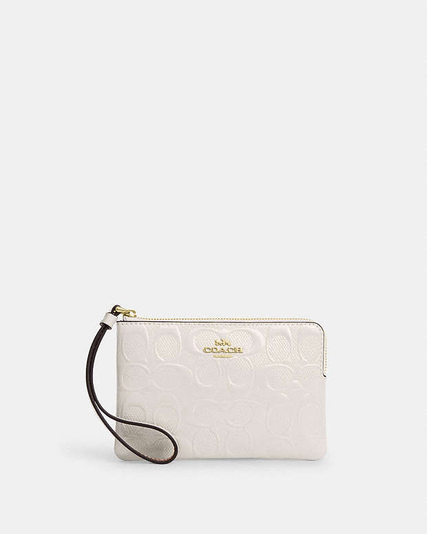 公式】コーチアウトレット | コーナー ジップ・シグネチャー レザー