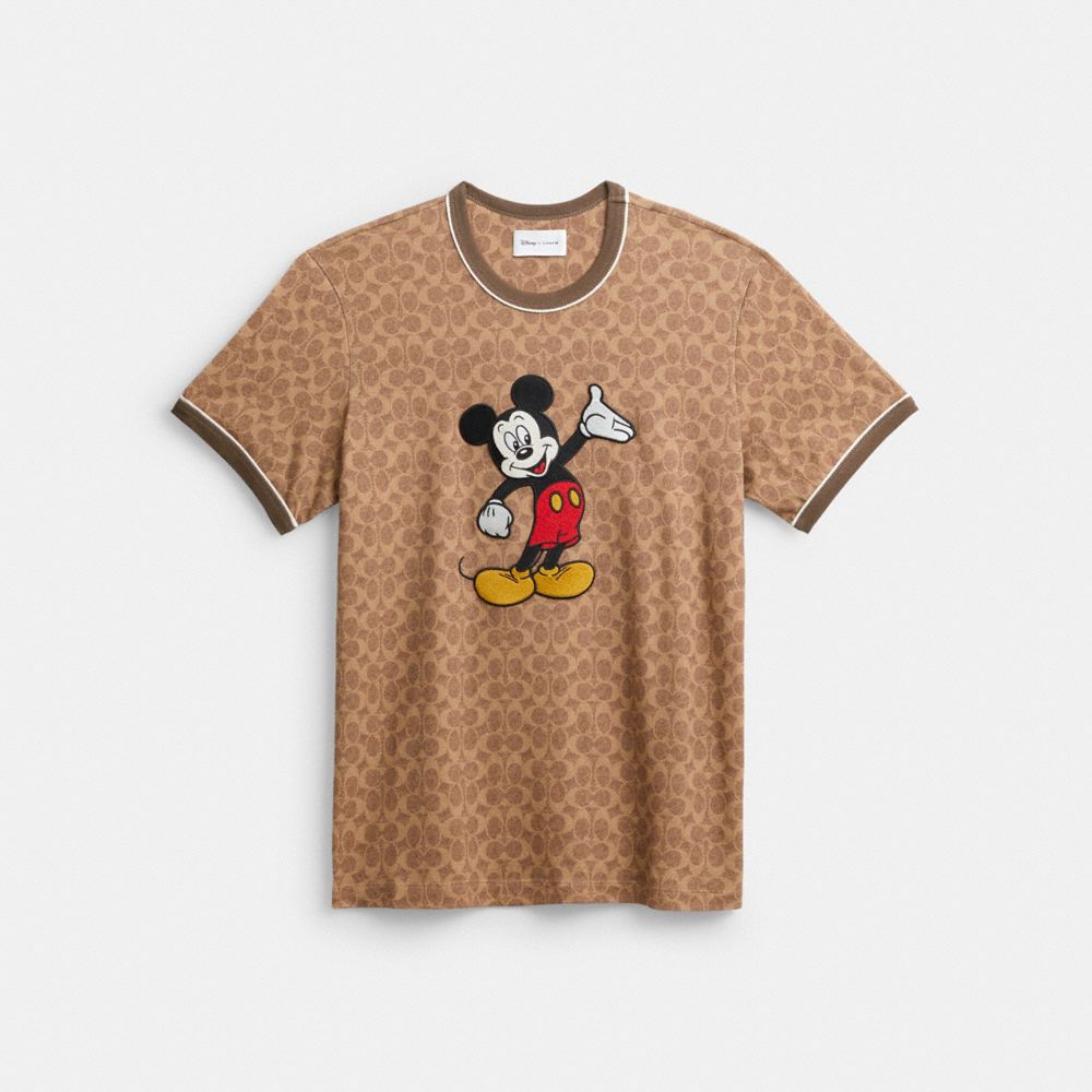 COACH® | Disney X Coach Signature Mickey Mouse T Shirt