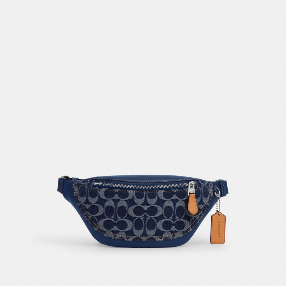 COACH® Outlet | Warren Mini Belt Bag In Signature Denim