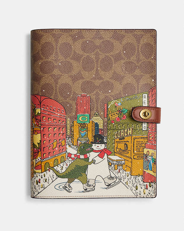 公式】COACH – コーチ | ホリデー ノートブック・シグネチャー