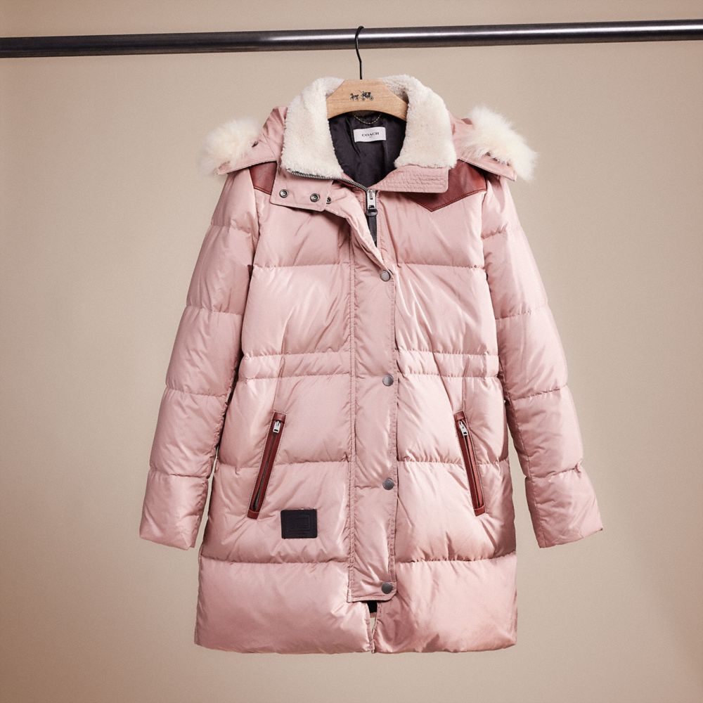 COACH® | Restored Shearling Puffer Coat