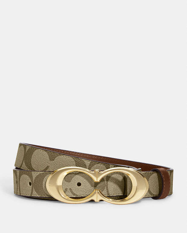 公式】コーチアウトレット | シグネチャー バックル ベルト 25MM