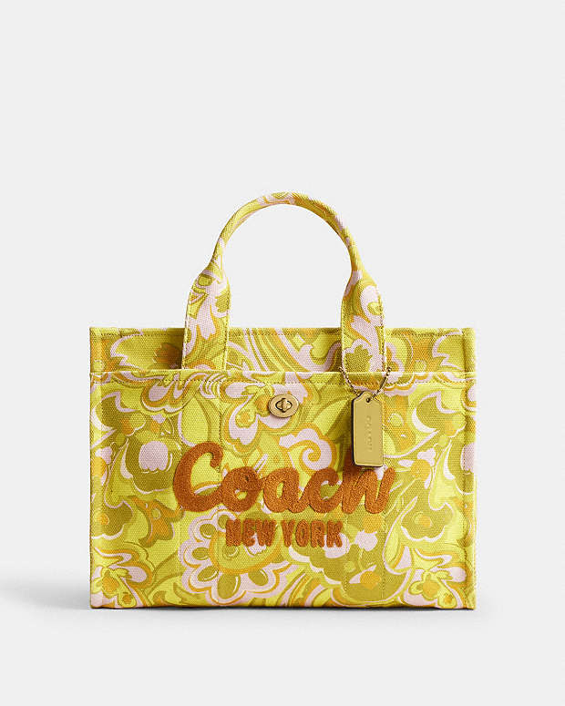 公式】COACH – コーチ | カーゴ トート バッグ・ペイズリー プリント