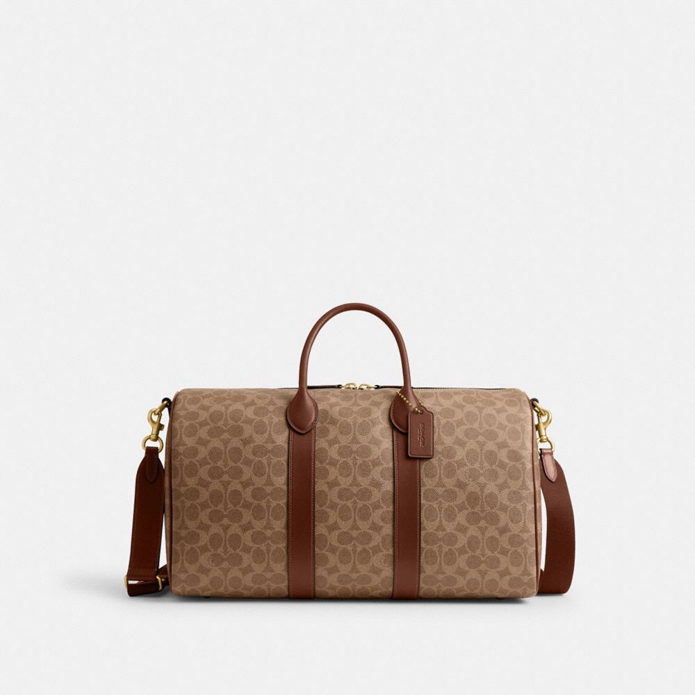 公式】COACH – コーチ | コンパス バッグ 45・シグネチャー キャンバス