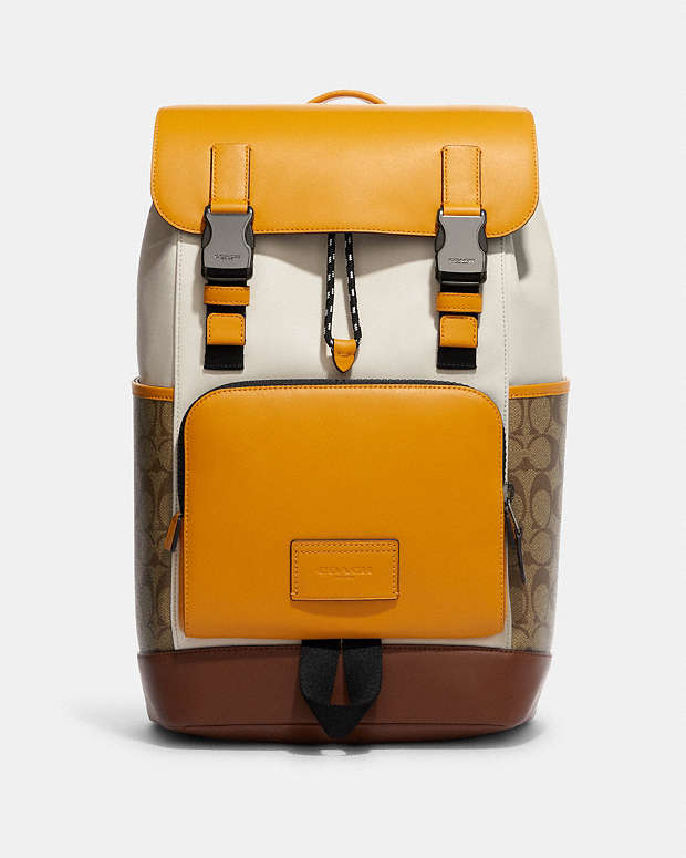 公式】コーチアウトレット | トラック バックパック・カラーブロック