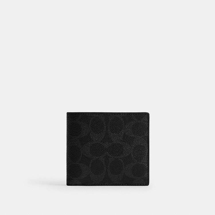COACH® | Coin Wallet In Signature Canvas