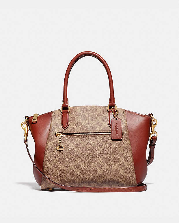 公式】COACH – コーチ | エリス サッチェル シグネチャー キャンバス