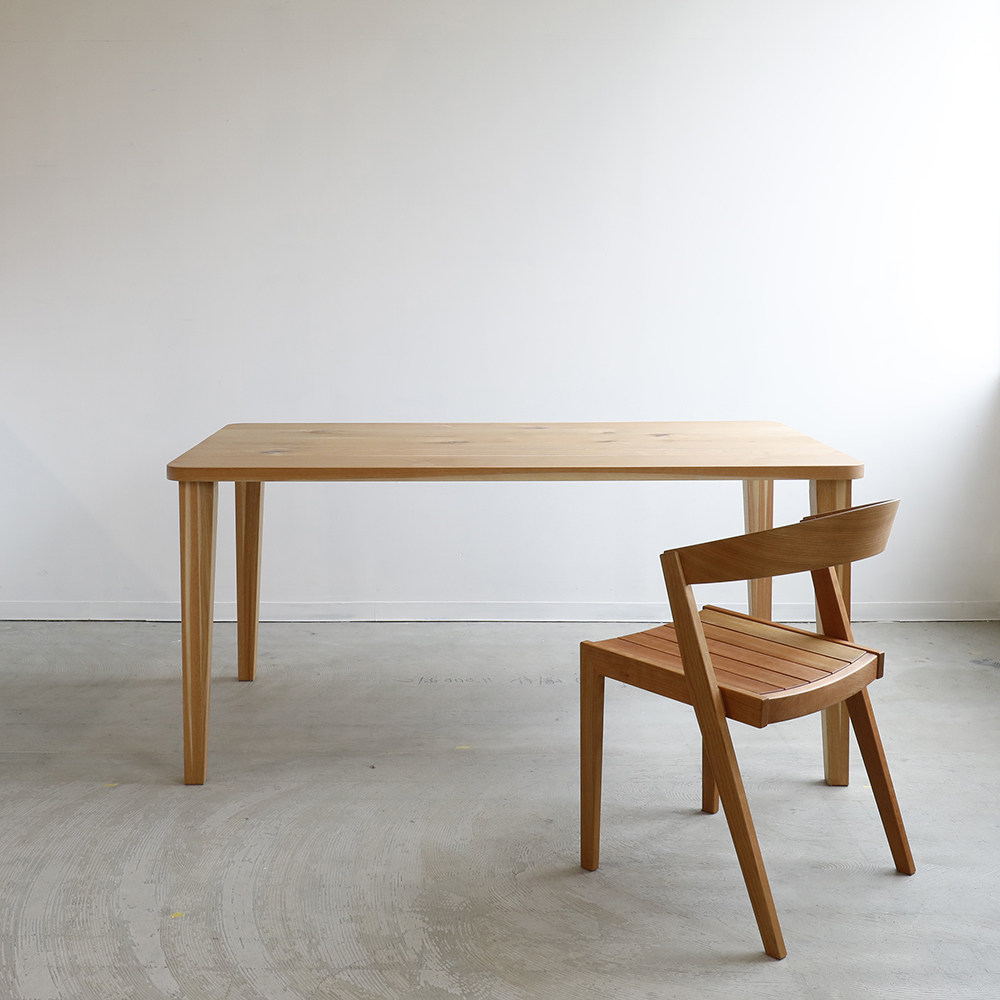 mori to kurasu クルミ ダイニングテーブル W1500 / オイル塗装