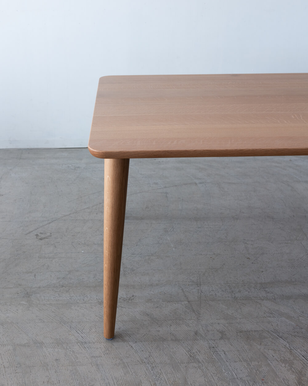 飛騨産業アウトレット］ダイニングテーブル 侭 角丸形 船底面 丸