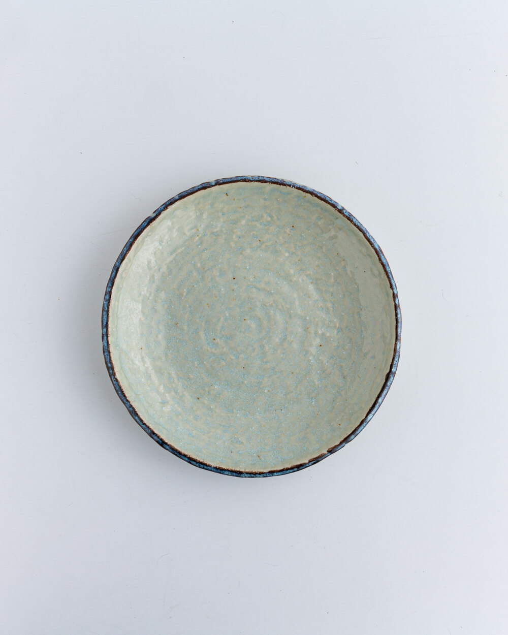 WEB限定】瀬戸焼 丸7寸皿 ブルーうのふ -器市- | cocochi ｜ 家具と服
