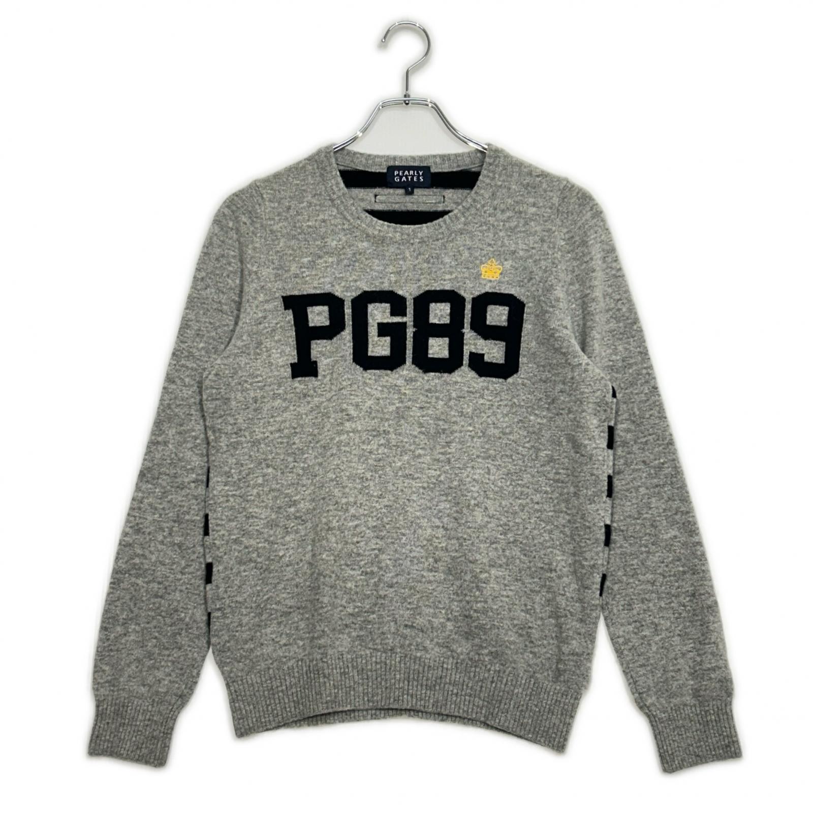 中古 レディース パーリーゲイツ PEARLY GATES セーター 1(M) グレー