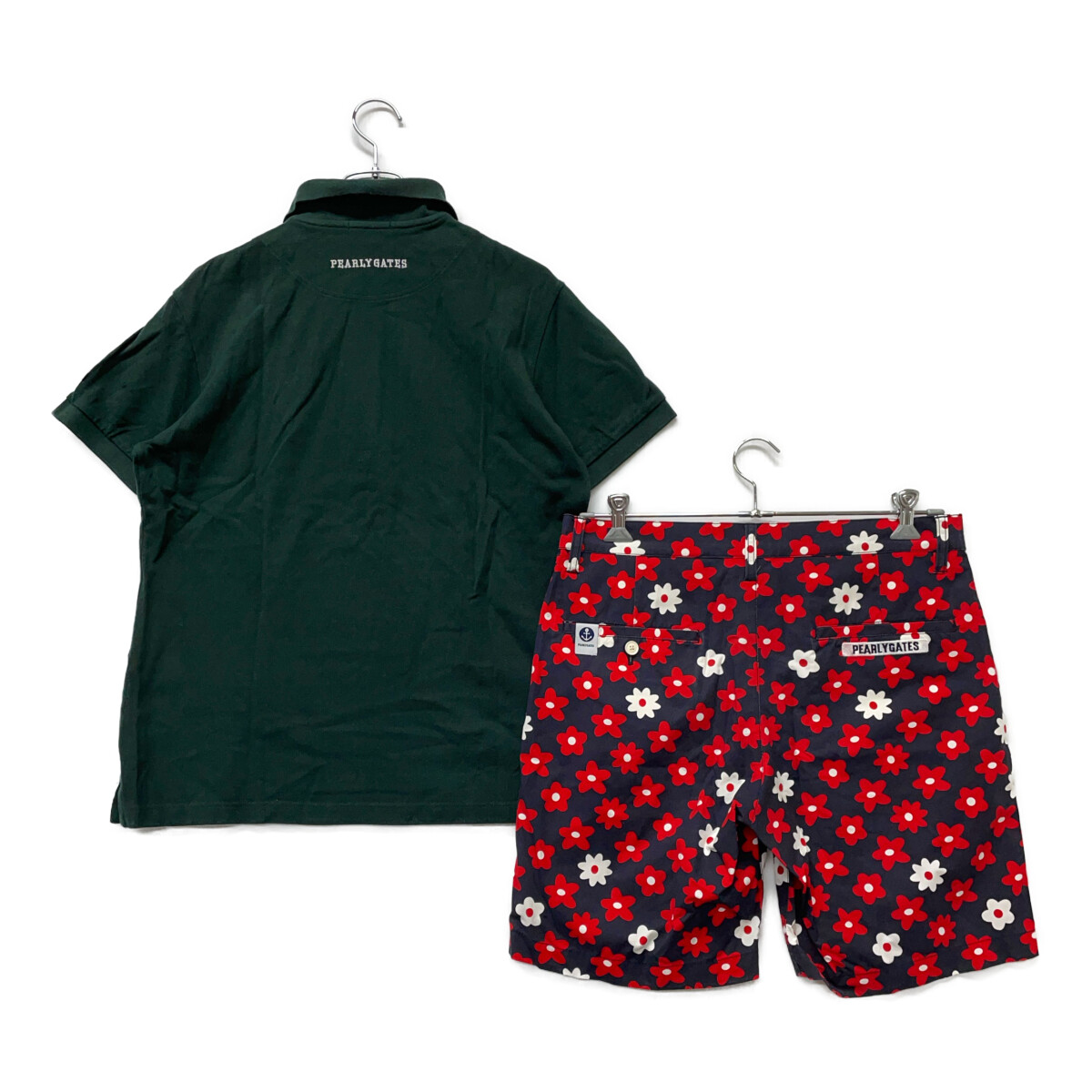 PEARLYGATES 花柄 セットアップ サイズ1&0 PEARLYGATES 花柄