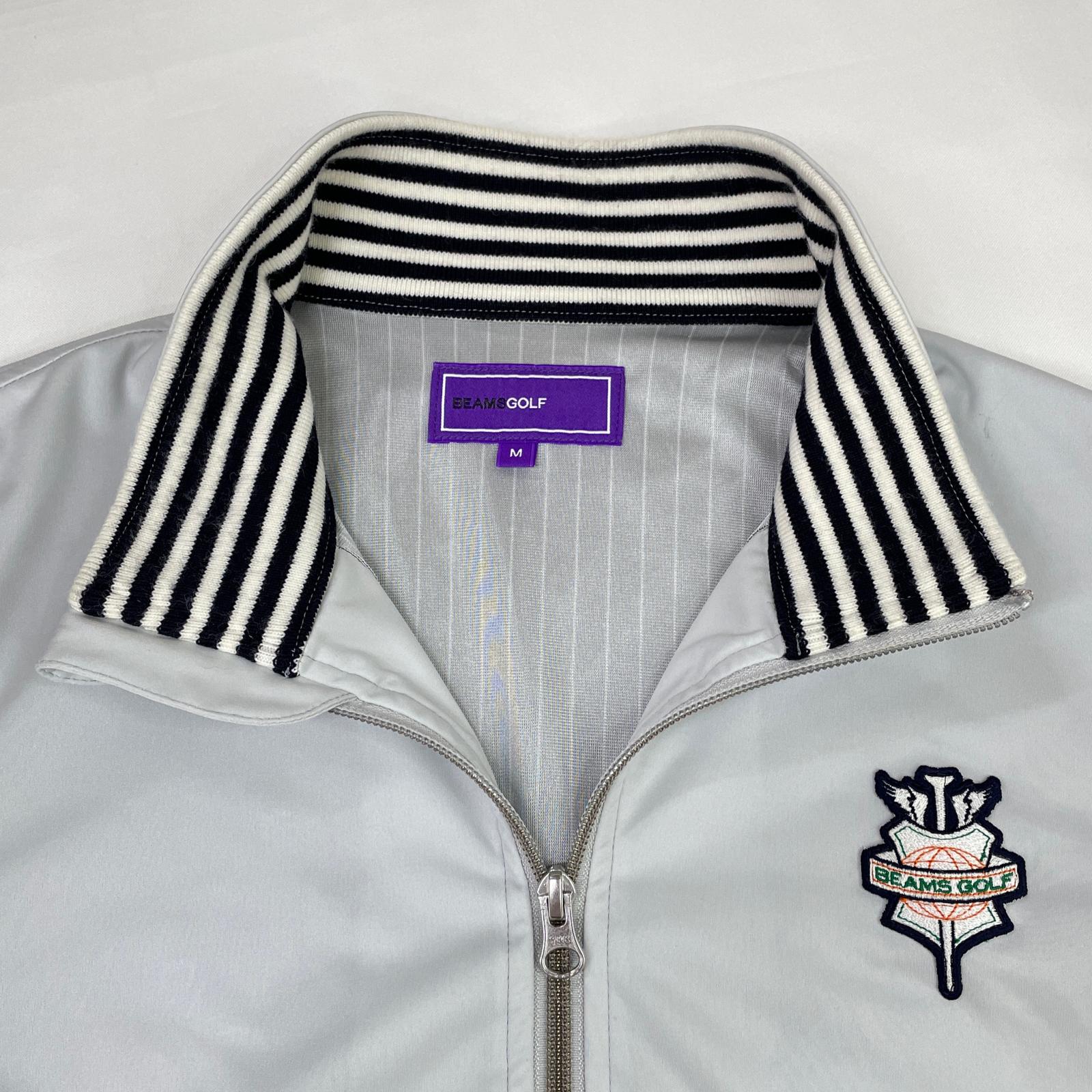 BEAMS GOLF ビームスゴルフ カシミヤ100% ジップ ジャケット M 【公式