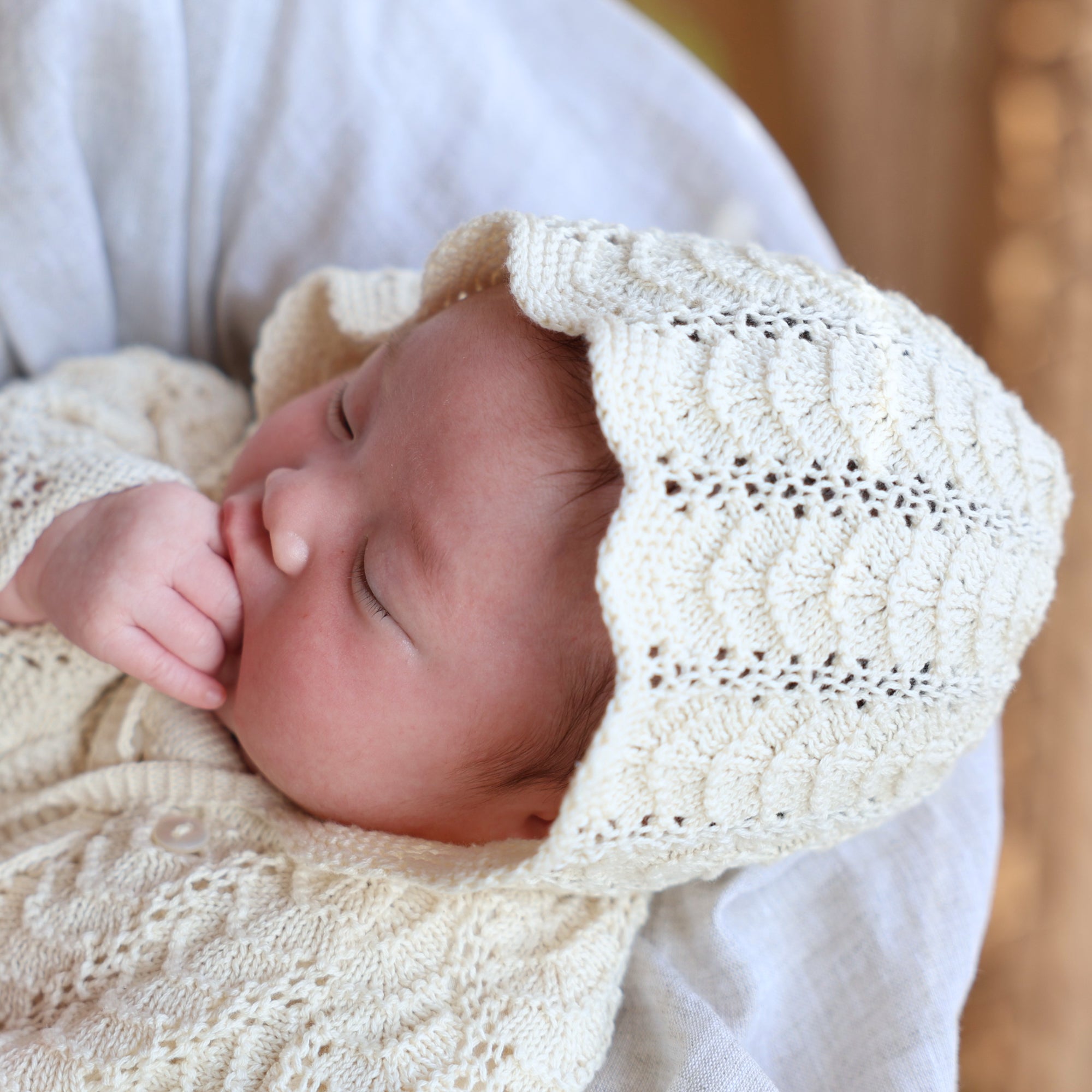 ベビードレス（帽子付き）