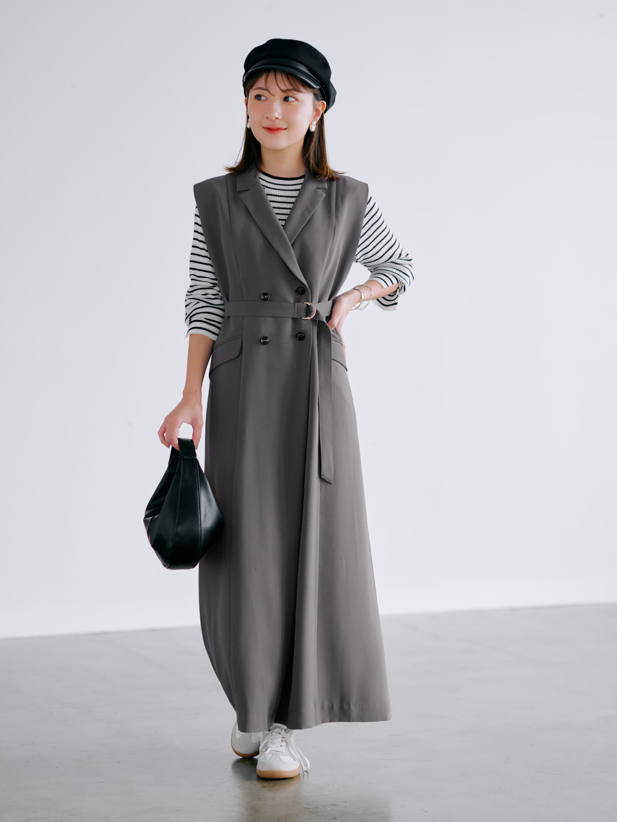 テーラーカラーオールインワン-short & regular | 小柄・低身長女性