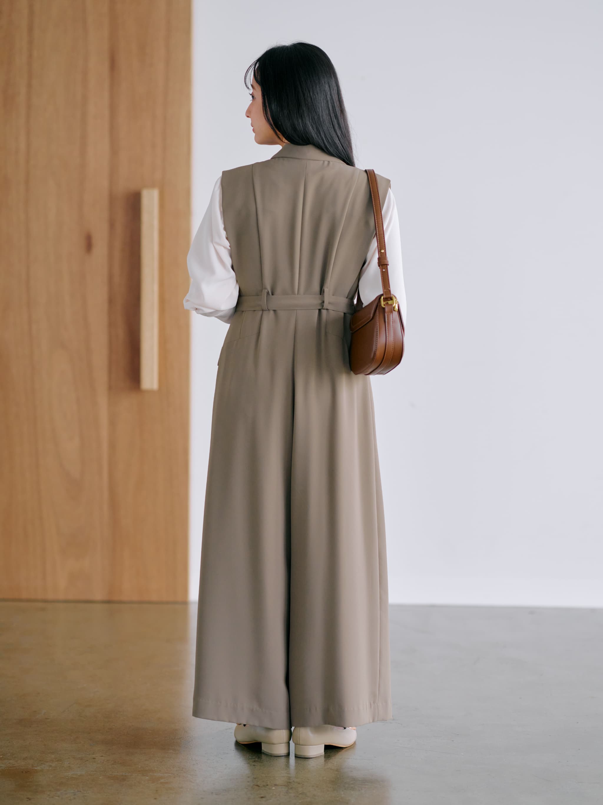 テーラーカラーオールインワン-short & regular | 小柄・低身長女性