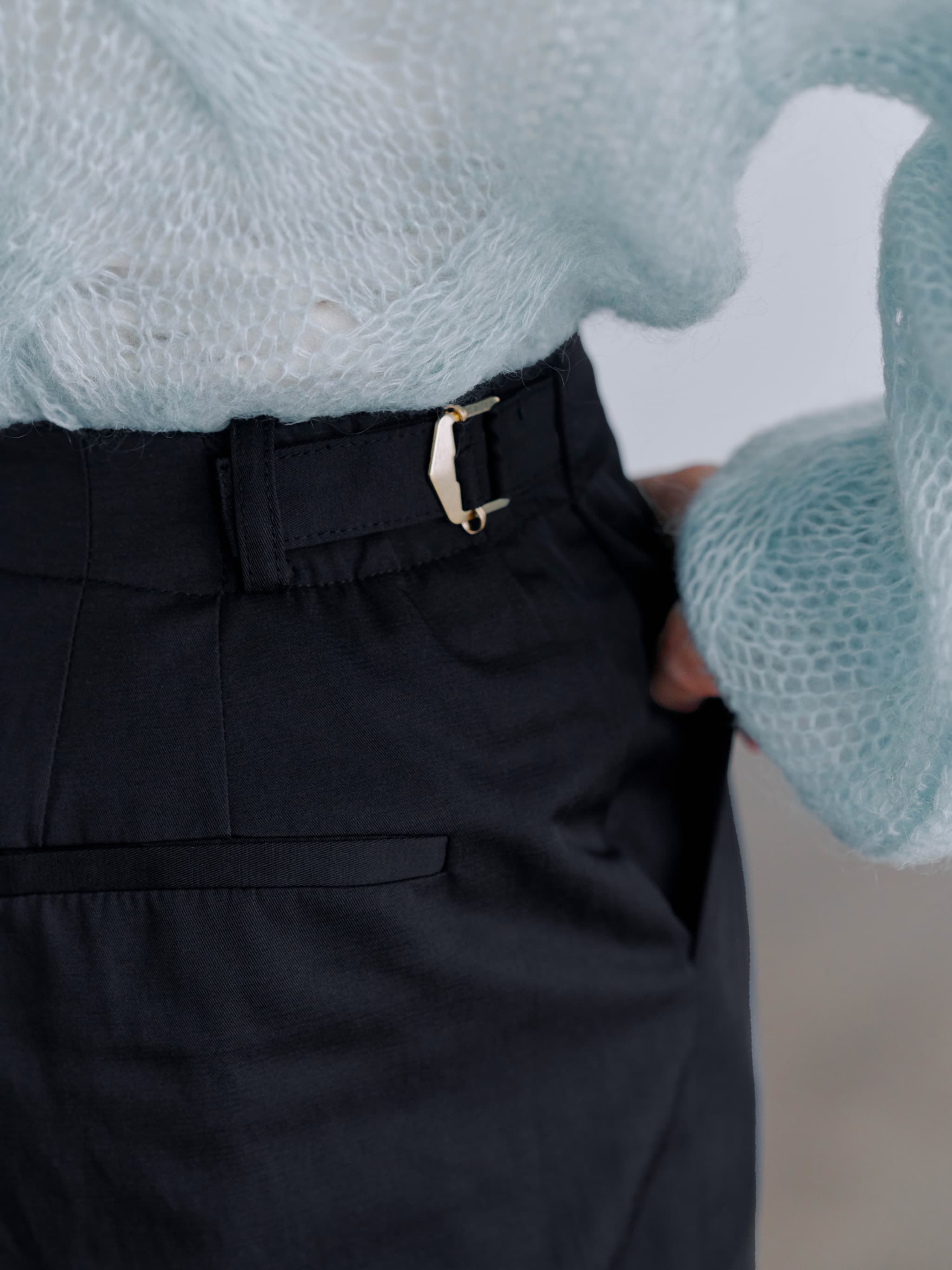 バックルデザインベイカーパンツ-short & regular | 小柄・低身長女性